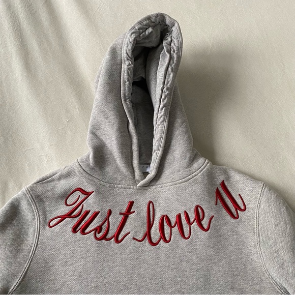 Sandro just love u grey hoodie size 1 - Picture 3 of 8